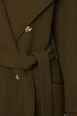 Trench-coat à Revers Larges