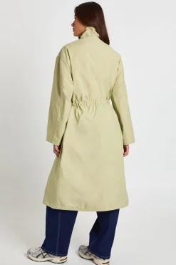 boohoo Trench-Coat Texturé à Taille Cintrée<Femme Vestes & Manteaux|Trenchs
