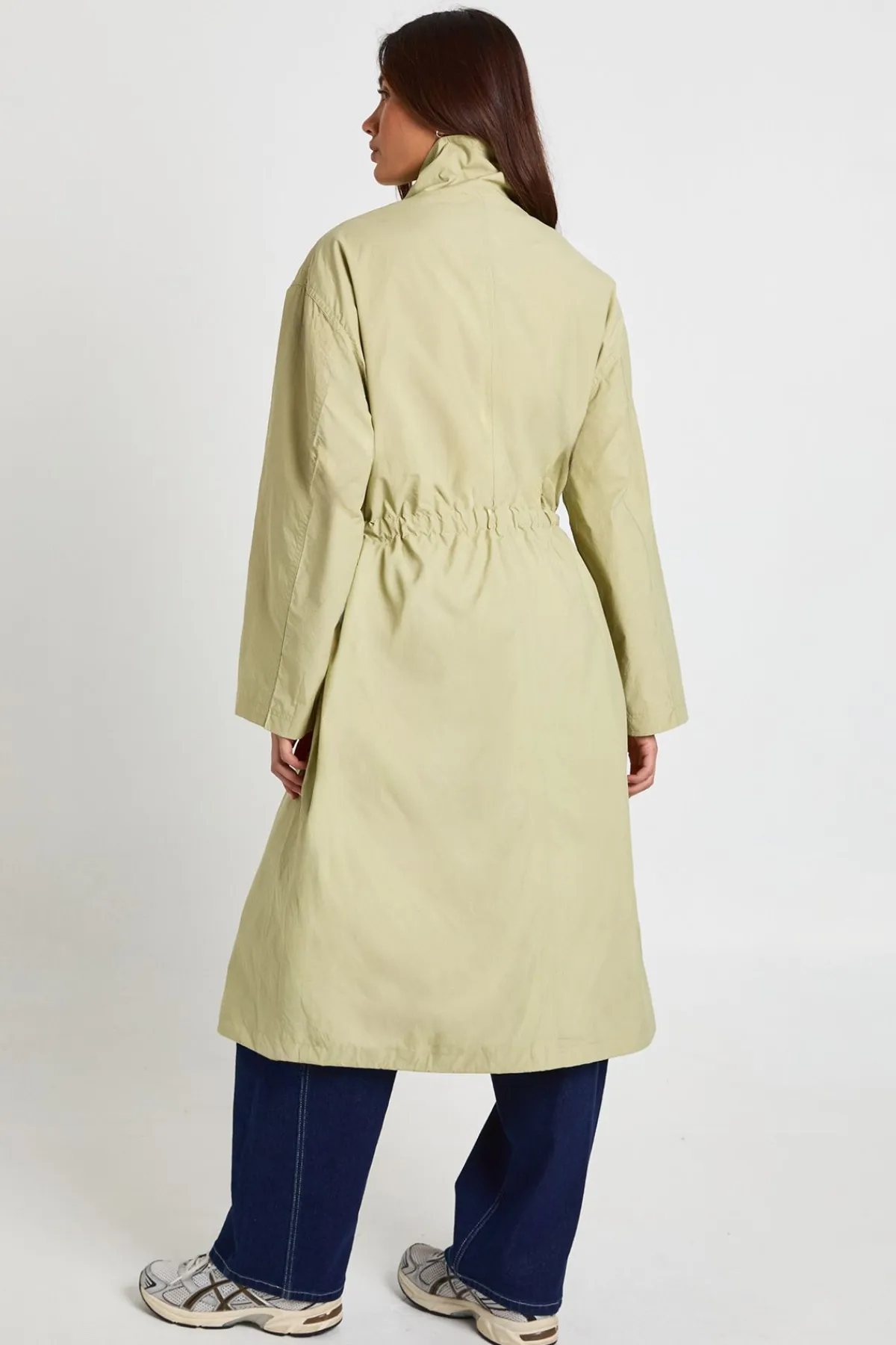 boohoo Trench-Coat Texturé à Taille Cintrée<Femme Vestes & Manteaux|Trenchs