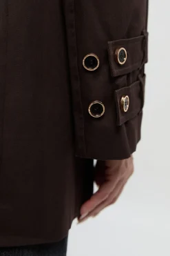 KarenMillen Trench Court<Femme Vestes & Manteaux|Trenchs