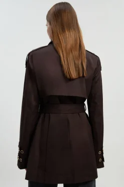 KarenMillen Trench Court<Femme Vestes & Manteaux|Trenchs