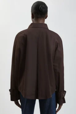 KarenMillen Trench Court À Col Entonnoir<Femme Manteaux Et Vestes D’Automne|Vestes & Manteaux