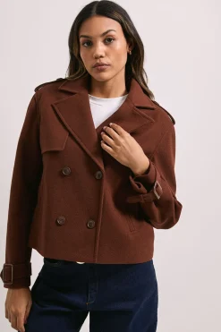 Trench Court en Fausse Laine