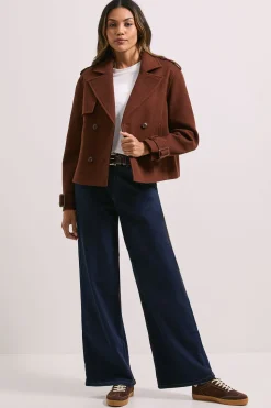 Trench Court en Fausse Laine