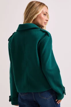 Trench Court en Fausse Laine