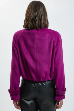 KarenMillen Trench Court En Laine<Femme Manteaux Et Vestes D’Automne|Vestes & Manteaux