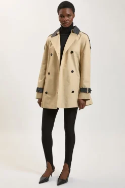Trench Court En Mélange Denim Petite