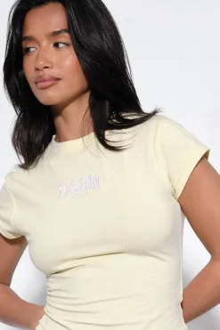 DSGN Studio T-shirt Ajusté À Appliqué Collegiate<Femme Dsgn Studio|Tops