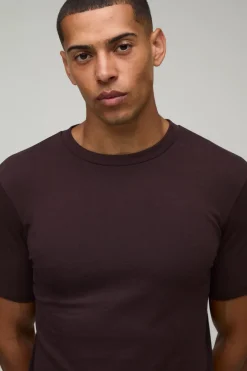 T-shirt Ajusté Col Rond Basique
