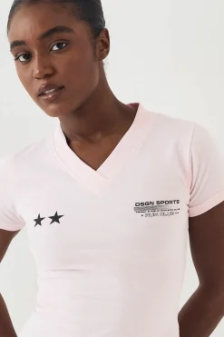 T-Shirt Ajusté Col V DSGN Studio Sport