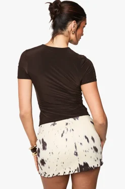 T-shirt ajusté Double Couche Slinky