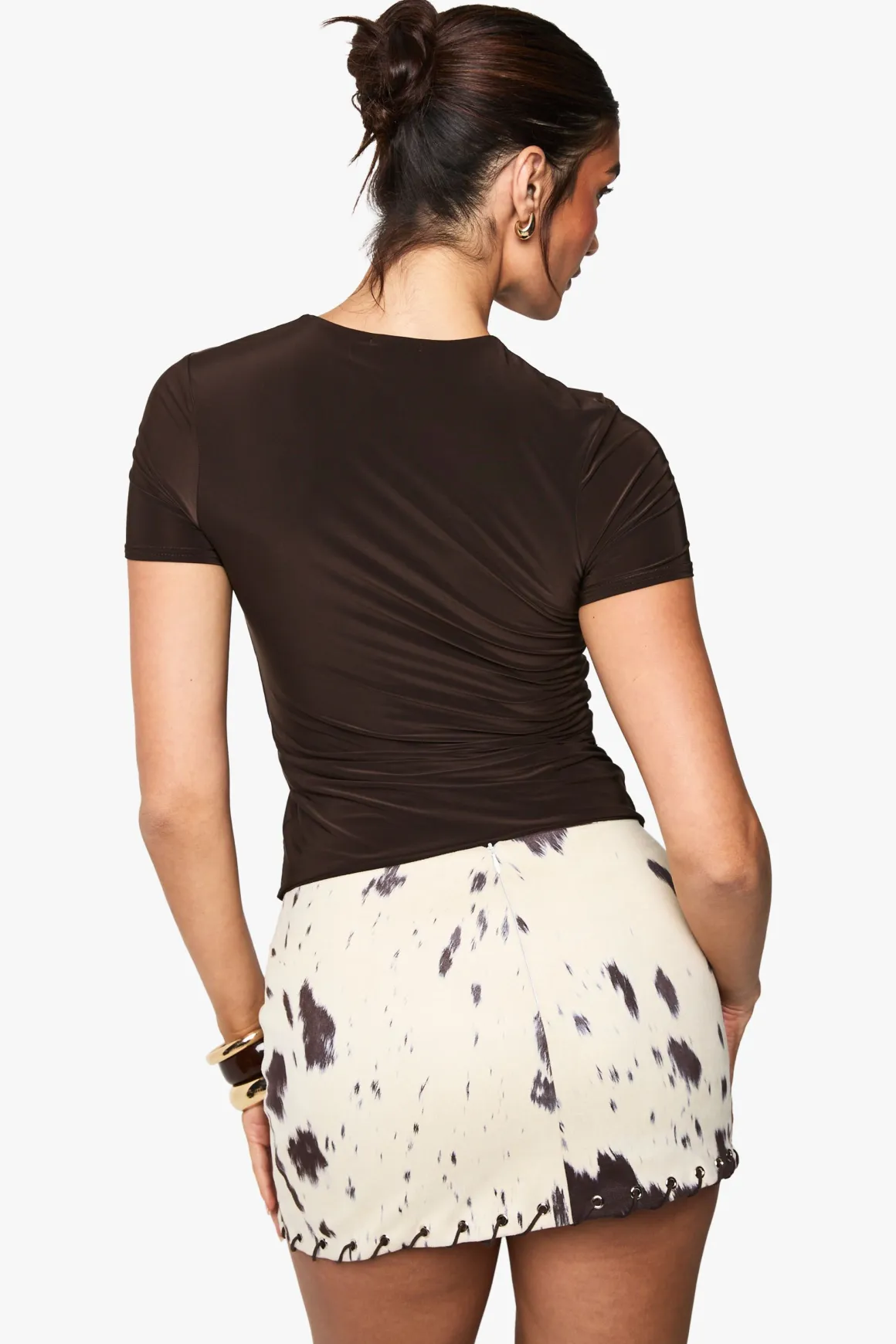 T-shirt ajusté Double Couche Slinky