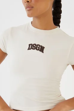 T-shirt Ajusté Dsgn Studio Avec Appliqué Léopard
