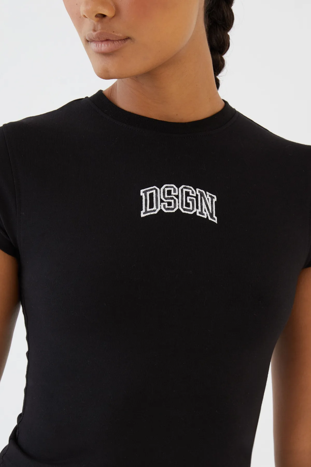 DSGN Studio T-shirt Ajusté Avec Appliqué Léopard<Femme Imprimé Léopard|Dsgn Studio