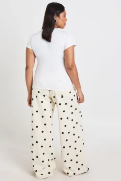 T-shirt Ajusté Grande Taille Boule Disco Et Bisous