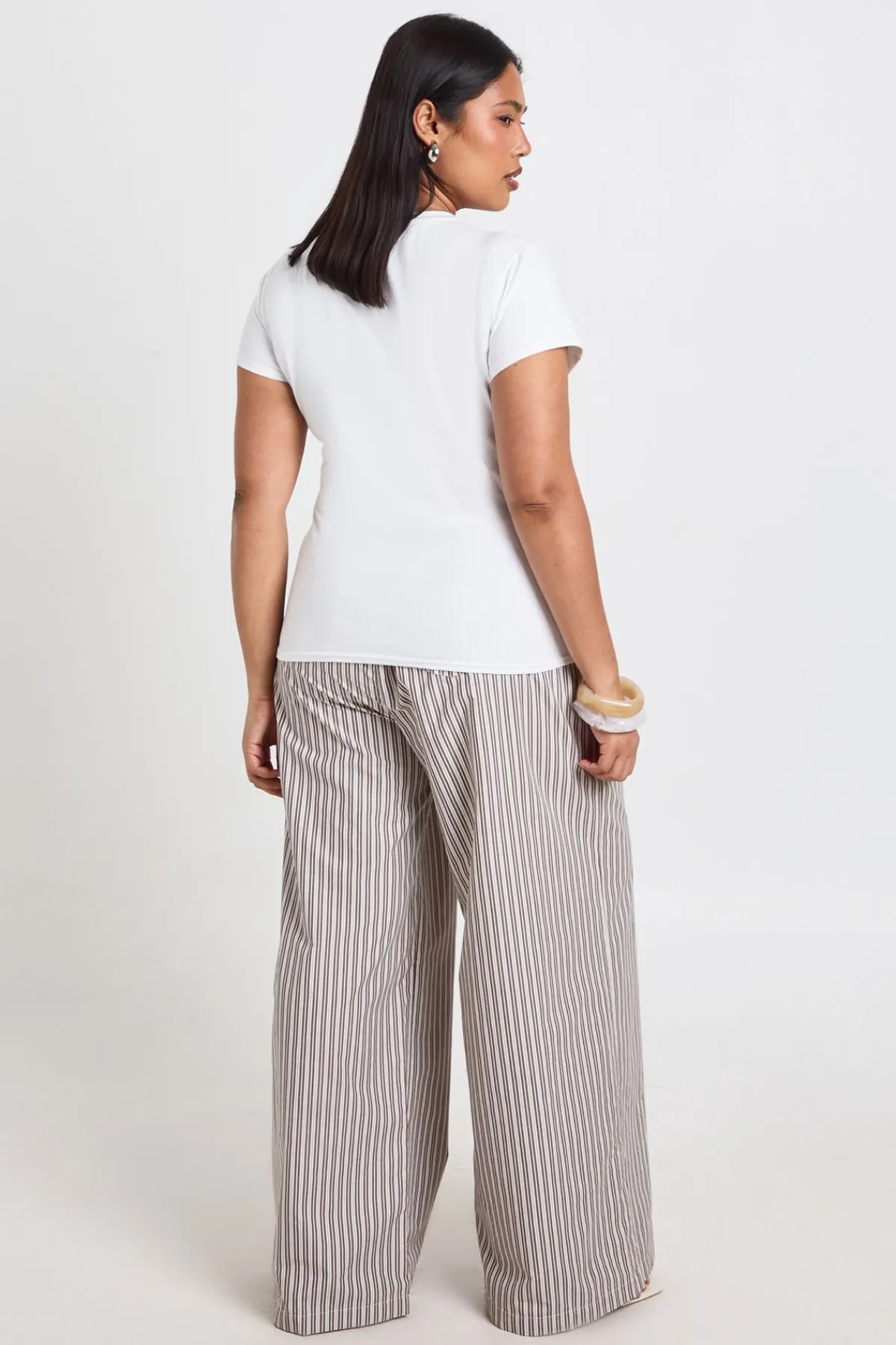 boohoo T-shirt Ajusté Grande Taille Imprimé Coquillages<Femme Tops