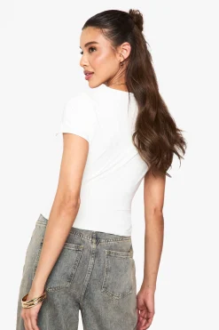 T-shirt ajusté Slinky à double couche