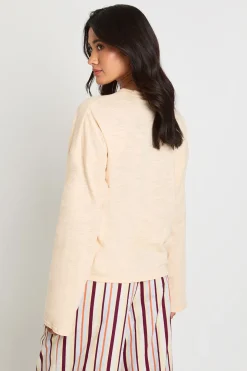 T-shirt Ample Oversize En Jersey Chiné Transparent