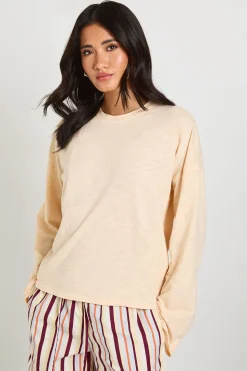 T-shirt Ample Oversize En Jersey Chiné Transparent