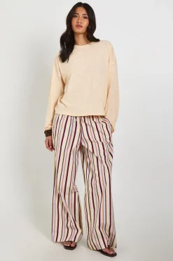 T-shirt Ample Oversize En Jersey Chiné Transparent