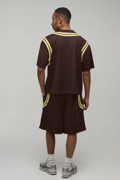 T-shirt Ample Oversize En Mesh Imprimé Ofcl 23