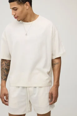 T-shirt Ample Oversize En Mélange De Lin
