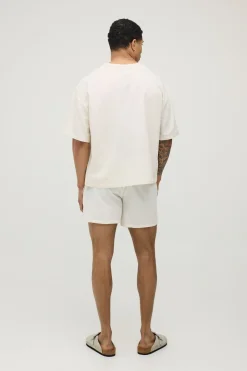 T-shirt Ample Oversize En Mélange De Lin