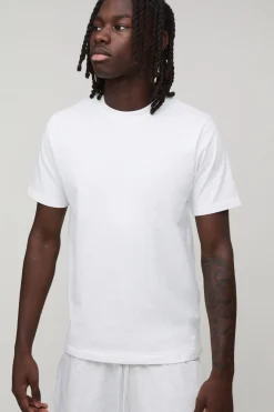 T-Shirt Basique Col Rond Coupe Ajustée