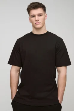 T-shirt basique à col rond, coupe régulière pour grande taille