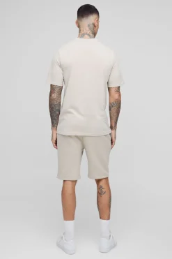 boohooMAN T-shirt basique à col rond pour hommes de grande taille, coupe régulière<Homme Tout Afficher|Tout Afficher