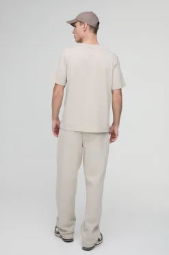 T-shirt basique à col rond Regular Fit
