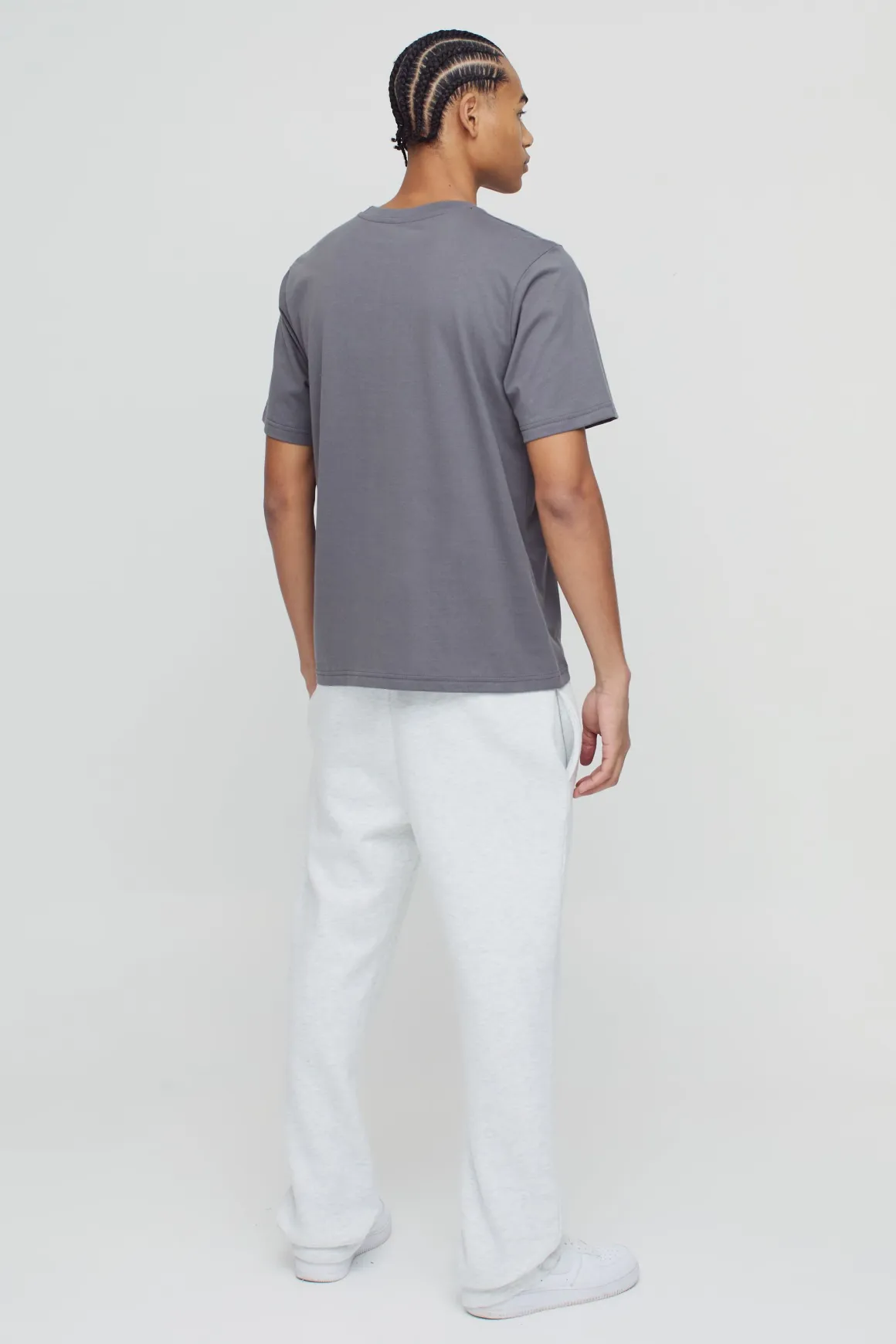T-shirt basique à col rond Regular Fit