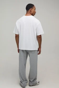 T-shirt basique à col rond surdimensionné