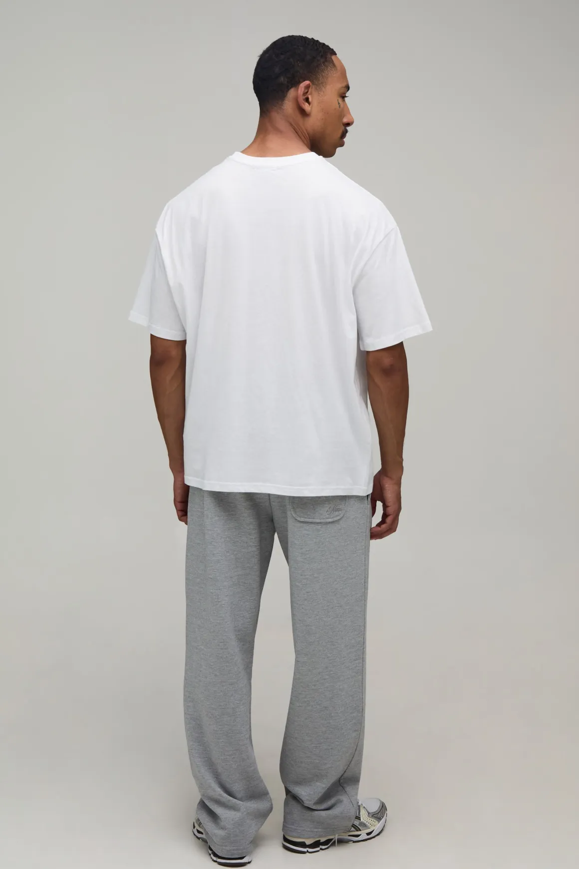 T-shirt basique à col rond surdimensionné
