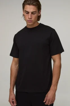 T-shirt basique à coupe régulière et encolure ronde