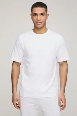 T-shirt basique, coupe régulière, col rond