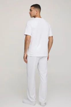 T-shirt basique, coupe régulière, col rond