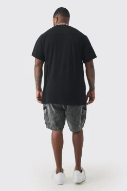 T-shirt basique Longline en grande taille