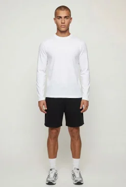 boohooMAN T-Shirt Basique à Manches Longues Col Rond Coupe Regular<Homme Tout Afficher|T-Shirts Grande Taille