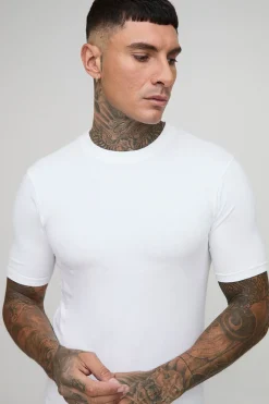 T-shirt basique Muscle Fit pour grande taille