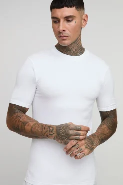 T-shirt basique Muscle Fit pour grande taille