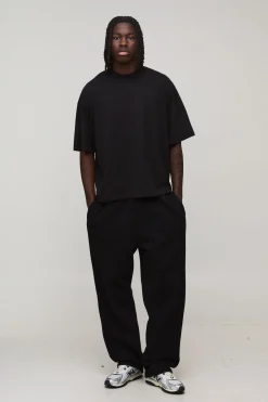 boohooMAN T-Shirt Basique Oversize Boxy à Col Étendu<Homme T-Shirts|Essentiels