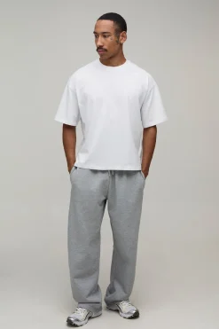 boohooMAN T-Shirt Basique Oversize Coupe Boxy Col Rond<Homme Tout Afficher|T-Shirts Grande Taille