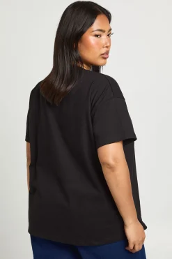 boohoo T-shirt Basique Oversize À Manches Courtes Plus<Femme Basiques|Tops