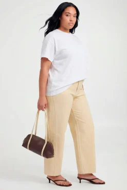 T-shirt Basique Oversize À Manches Courtes Plus