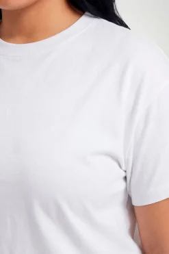 T-shirt Basique Oversize À Manches Courtes Plus