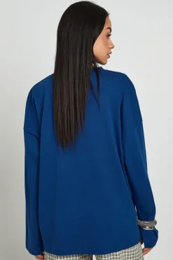 T-shirt Basique Oversize À Manches Longues