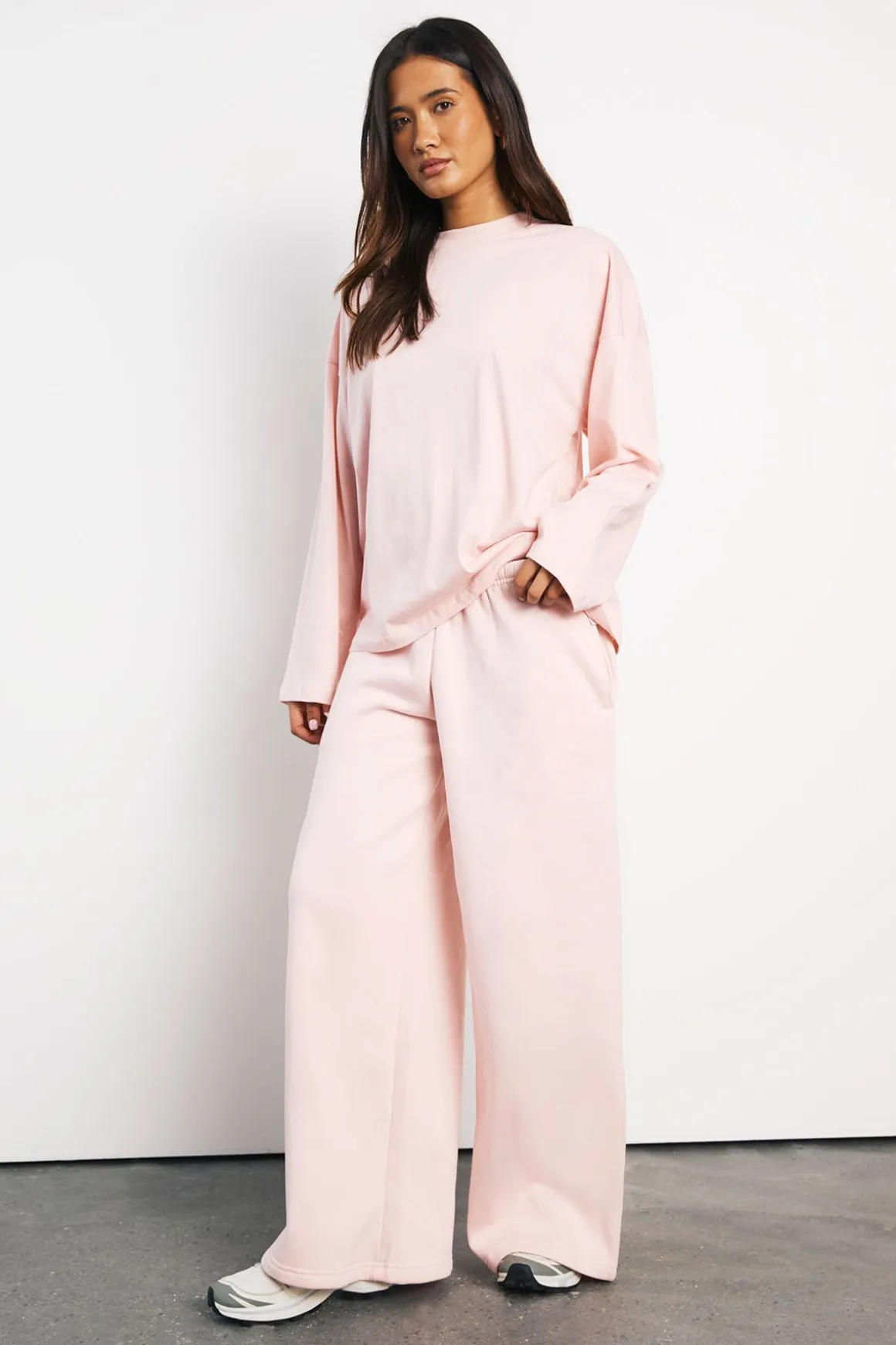 T-shirt Basique Oversize À Manches Longues