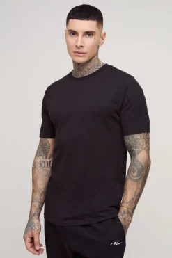 T-shirt basique slim ajusté pour grandes tailles