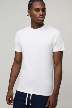 T-shirt basique slim fit à col rond